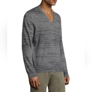 Tomas Maier Mens Printed Cashmere Cotton blend sweater Medium